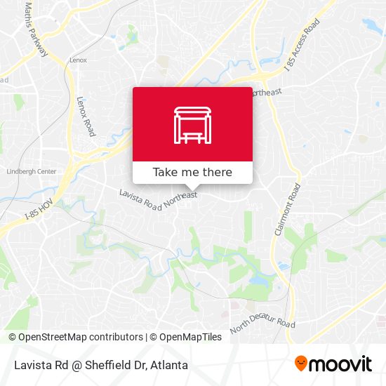 Mapa de Lavista Rd @ Sheffield Dr