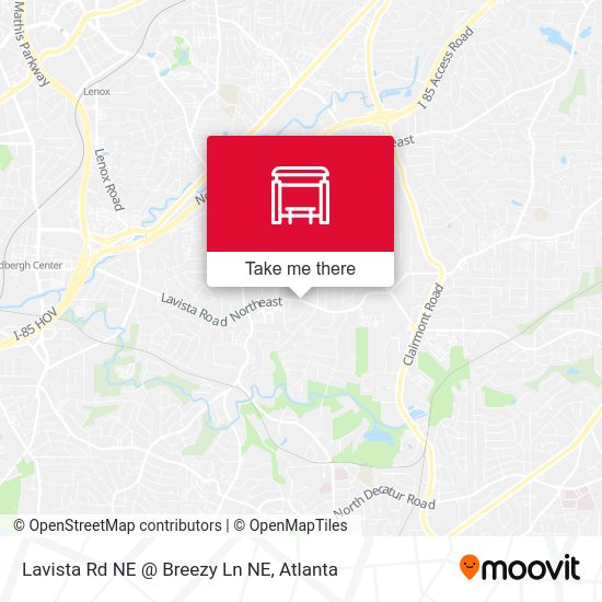 Lavista Rd NE @ Breezy Ln NE map