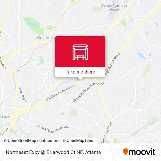 Northeast Expy @ Briarwood Ct NE map