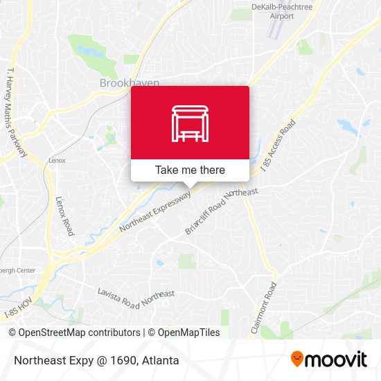 Northeast Expy @ 1690 map