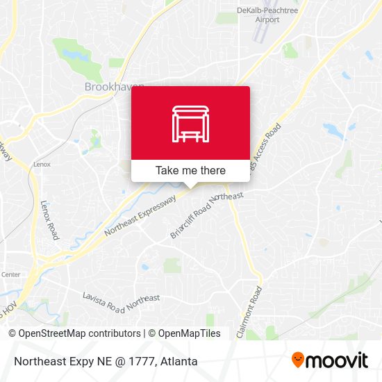 Northeast Expy NE @ 1777 map