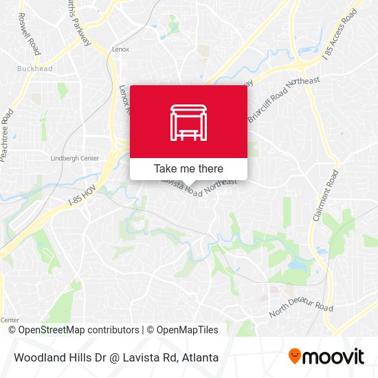 Woodland Hills Dr @ Lavista Rd map