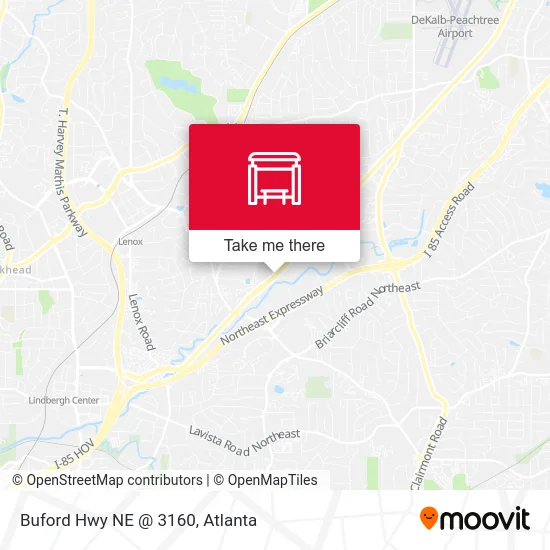 Buford Hwy NE @ 3160 map