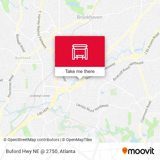 Buford Hwy NE @ 2750 map