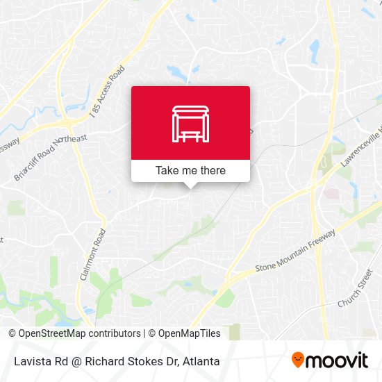 Mapa de Lavista Rd @ Richard Stokes Dr