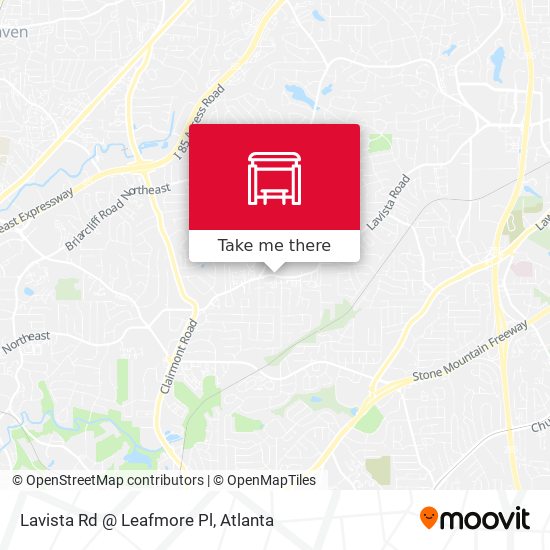 Mapa de Lavista Rd @ Leafmore Pl
