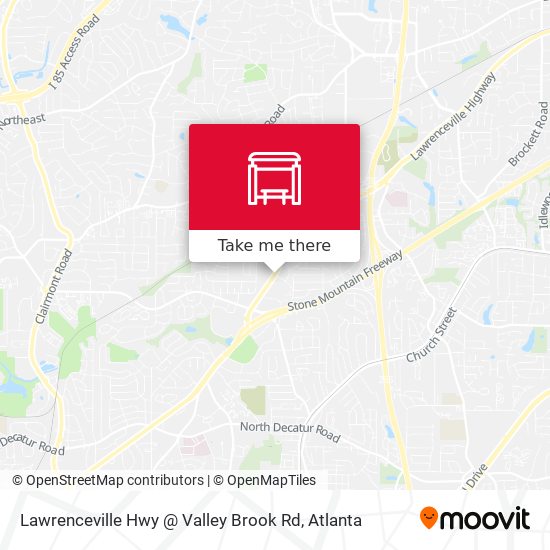 Mapa de Lawrenceville Hwy @ Valley Brook Rd