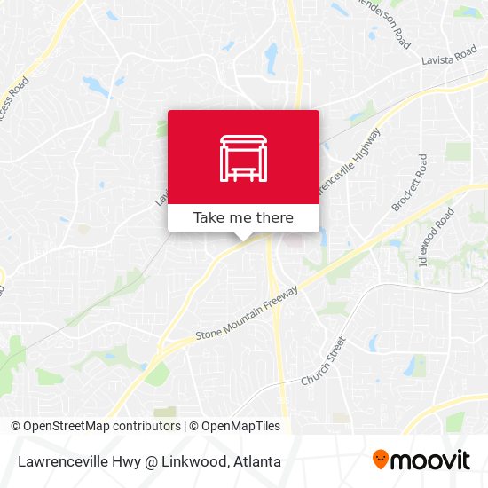 Mapa de Lawrenceville Hwy @ Linkwood