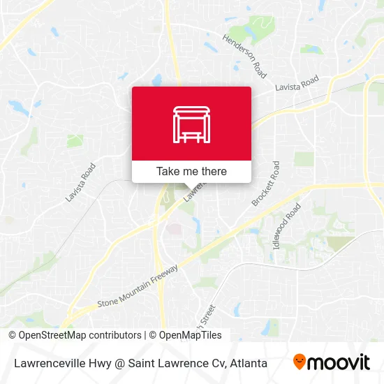Lawrenceville Hwy @ Saint Lawrence Cv map