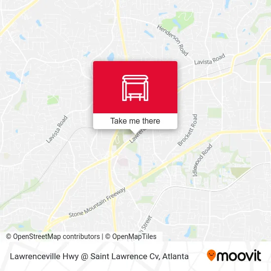Lawrenceville Hwy @ Saint Lawrence Cv map
