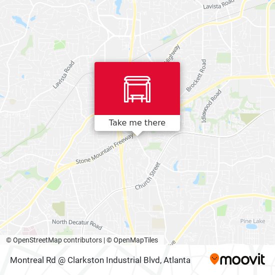 Mapa de Montreal Rd @ Clarkston Industrial Blvd