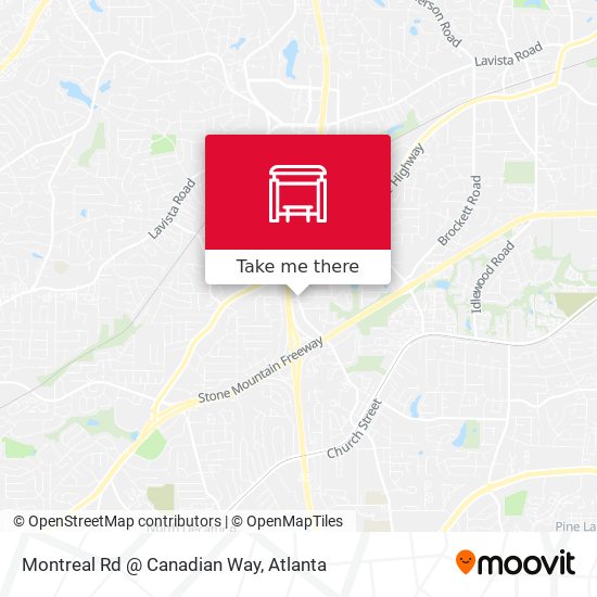 Montreal Rd @ Canadian Way map