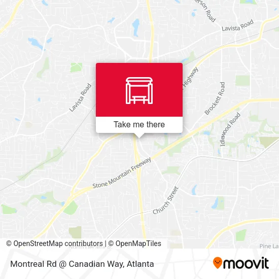 Montreal Rd @ Canadian Way map