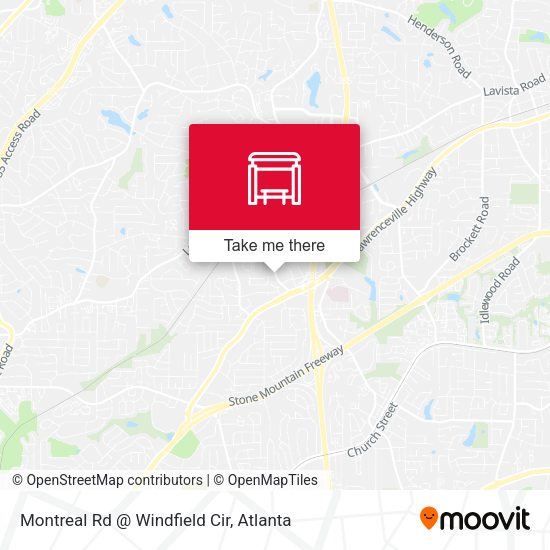 Montreal Rd @ Windfield Cir map