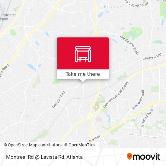 Mapa de Montreal Rd @ Lavista Rd