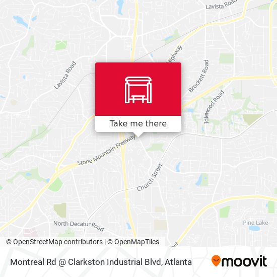 Montreal Rd @ Clarkston Industrial Blvd map
