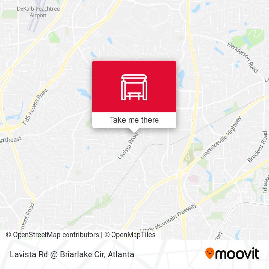 Mapa de Lavista Rd @ Briarlake Cir