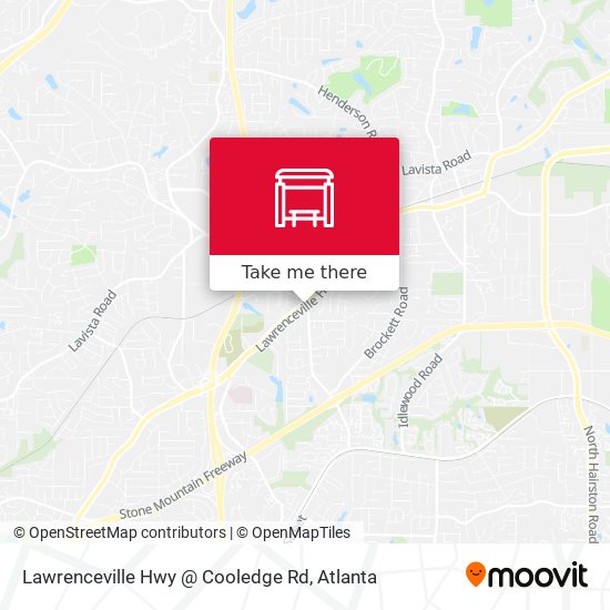 Mapa de Lawrenceville Hwy @ Cooledge Rd