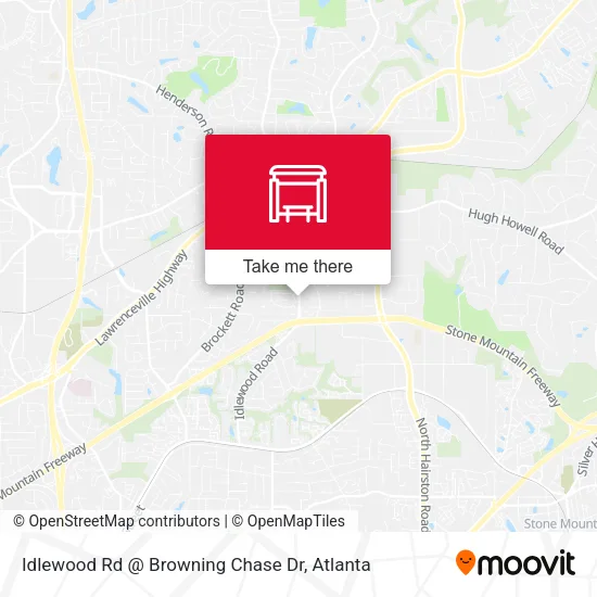 Idlewood Rd @ Browning Chase Dr map