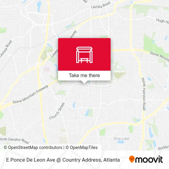 E Ponce De Leon Ave @ Country Address map