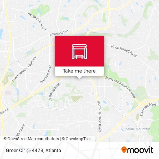 Greer Cir @ 4478 map