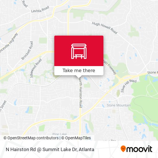 N Hairston Rd @ Summit Lake Dr map