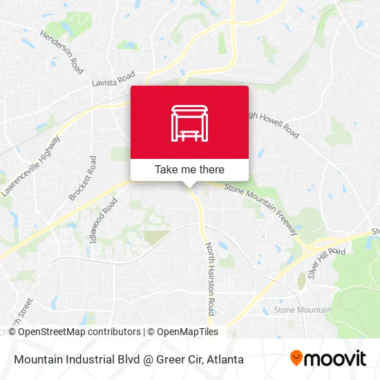 Mountain Industrial Blvd @ Greer Cir map