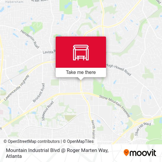 Mountain Industrial Blvd @ Roger Marten Way map