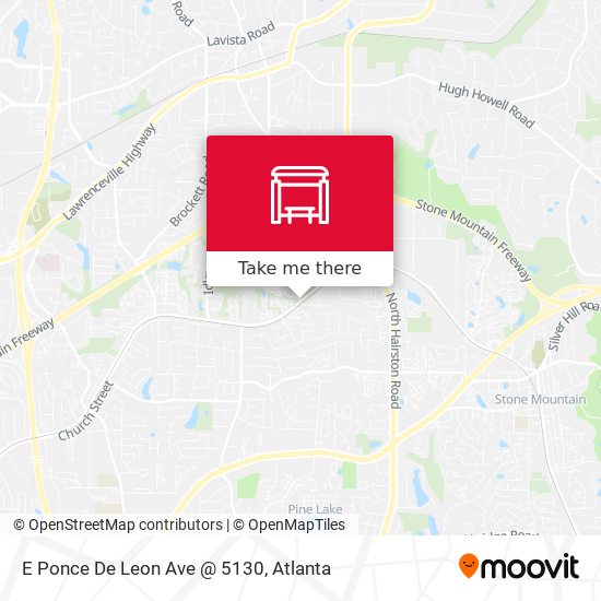 E Ponce De Leon Ave @ 5130 map