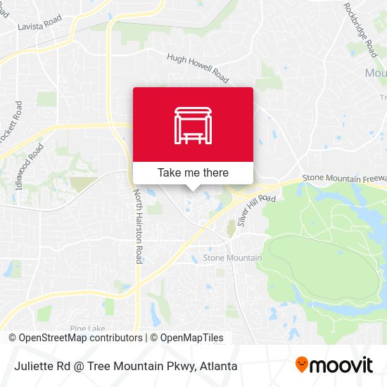 Mapa de Juliette Rd @ Tree Mountain Pkwy