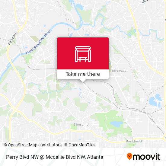 Mapa de Perry Blvd NW @ Mccallie Blvd NW