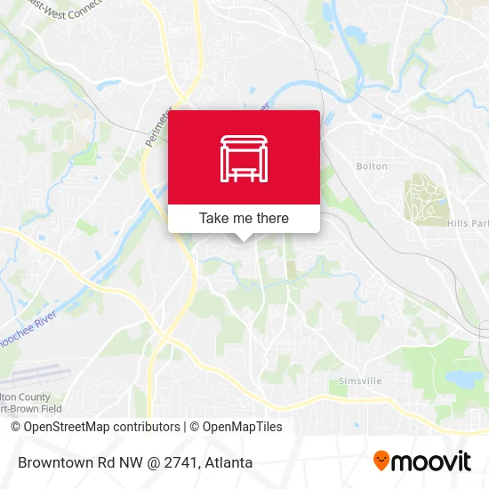 Browntown Rd NW @ 2741 map