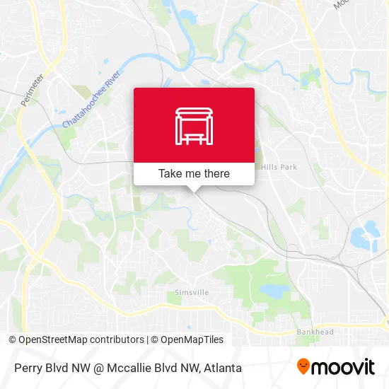 Perry Blvd NW @ Mccallie Blvd NW map