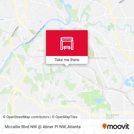 Mccallie Blvd NW @ Abner Pl NW map