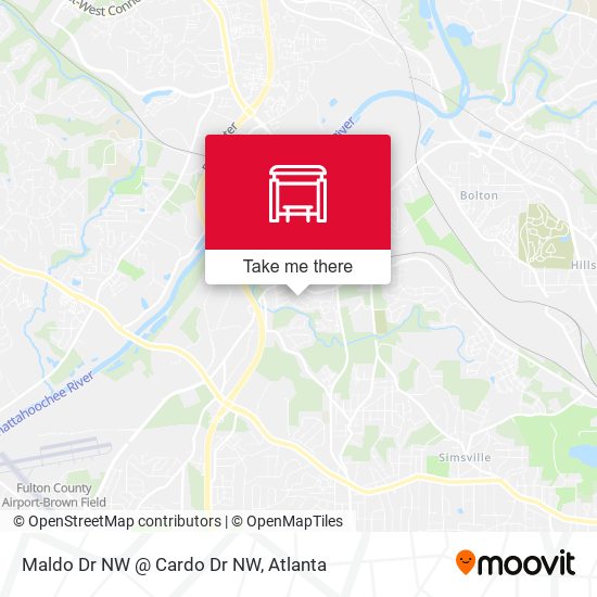 Maldo Dr NW @ Cardo Dr NW map