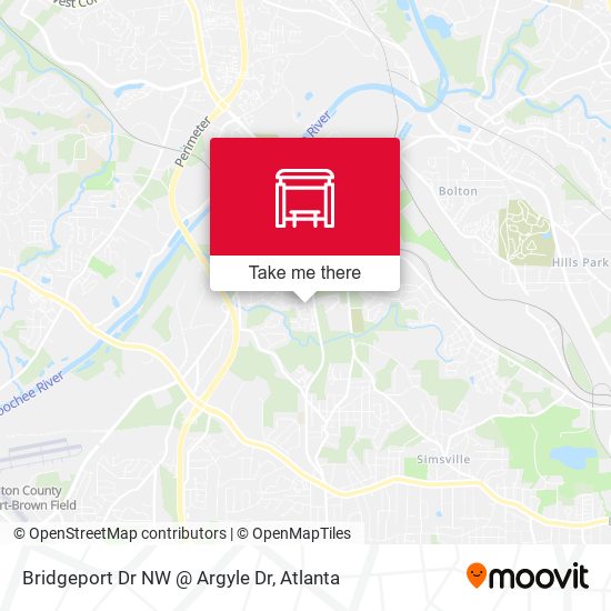 Bridgeport Dr NW @ Argyle Dr map