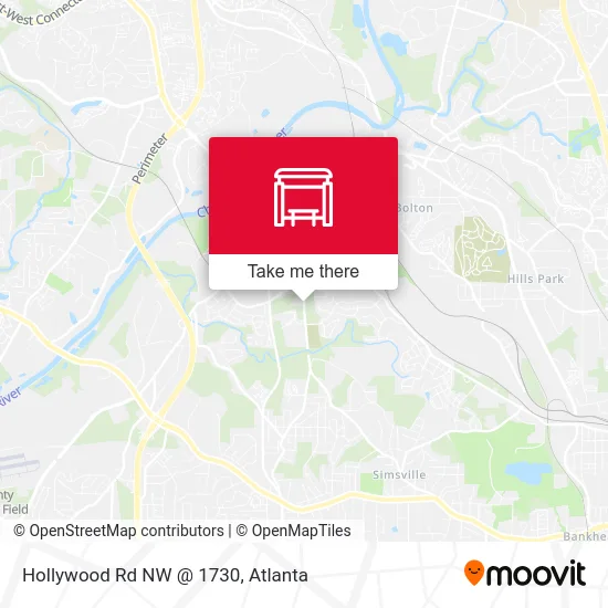 Hollywood Rd NW @ 1730 map