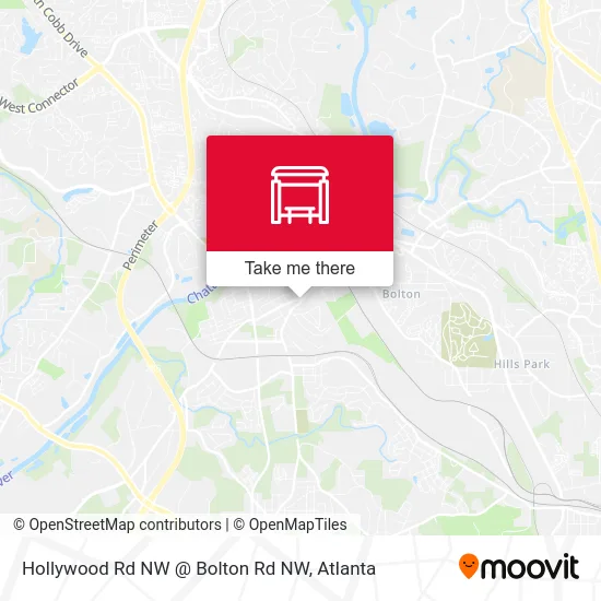 Hollywood Rd NW @ Bolton Rd NW map