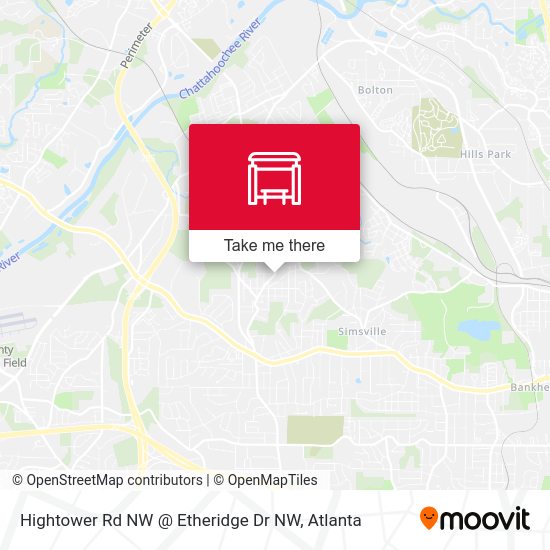 Hightower Rd NW @ Etheridge Dr NW map