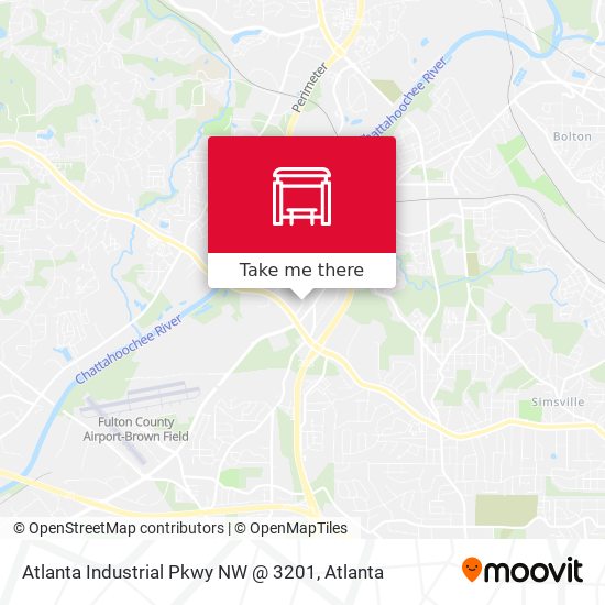 Mapa de Atlanta Industrial Pkwy NW @ 3201