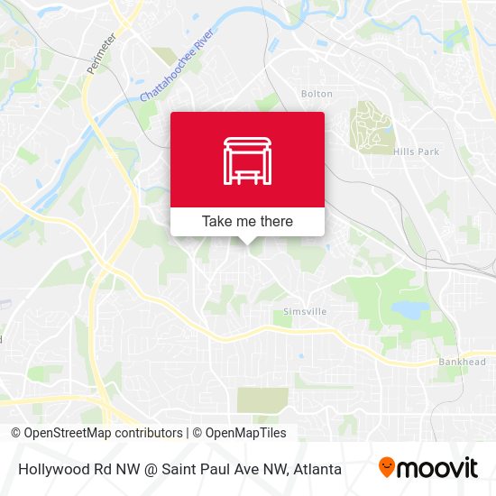 Mapa de Hollywood Rd NW @ Saint Paul Ave NW