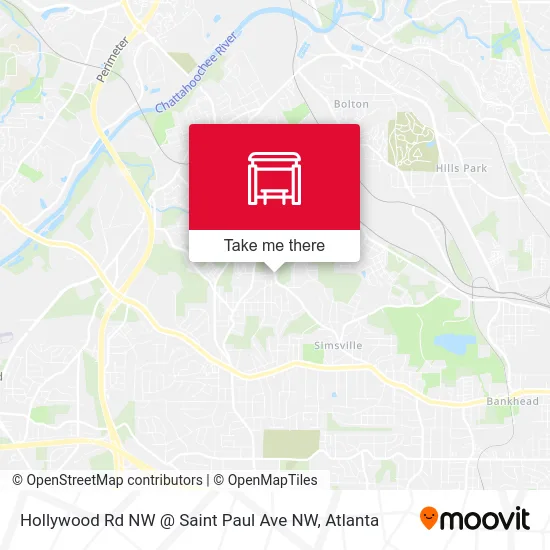 Mapa de Hollywood Rd NW @ Saint Paul Ave NW