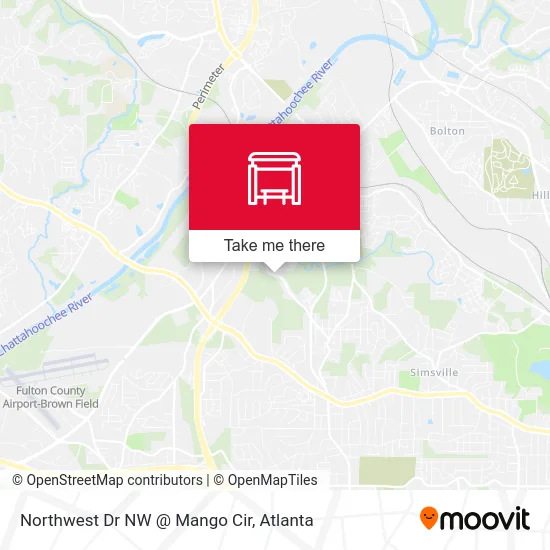 Northwest Dr NW @ Mango Cir map