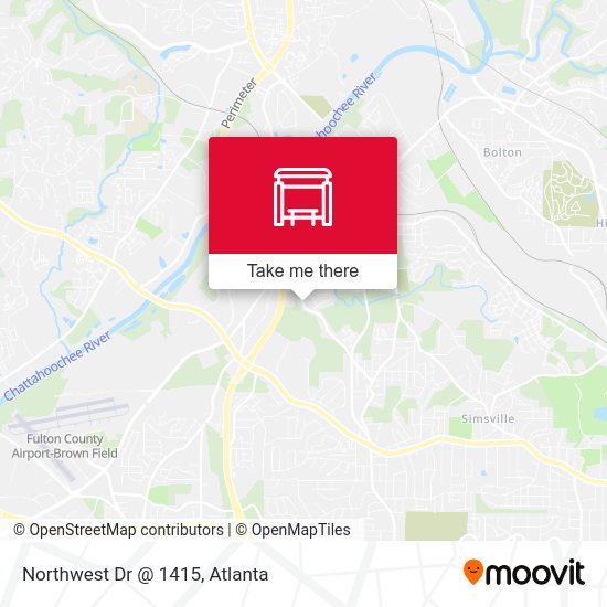 Mapa de Northwest Dr @ 1415