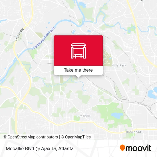 Mccallie Blvd @ Ajax Dr map