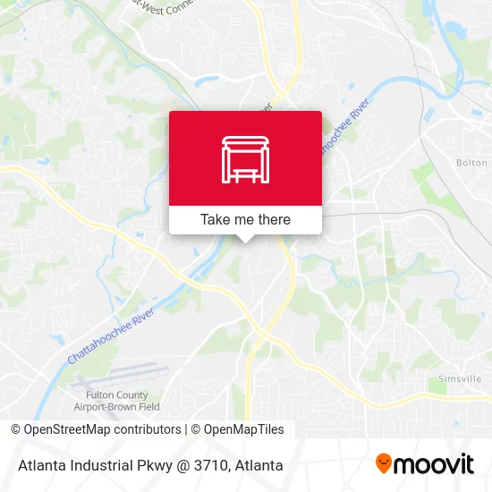 Atlanta Industrial Pkwy @ 3710 map