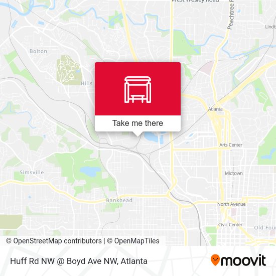 Huff Rd NW @ Boyd Ave NW map