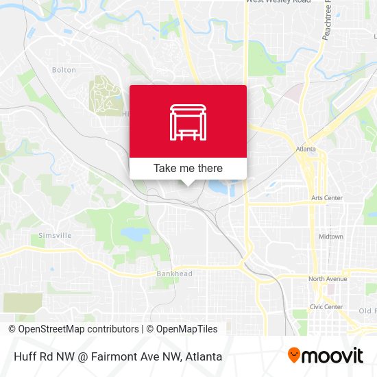 Mapa de Huff Rd NW @ Fairmont Ave NW