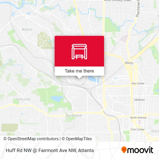 Huff Rd NW @ Fairmont Ave NW map