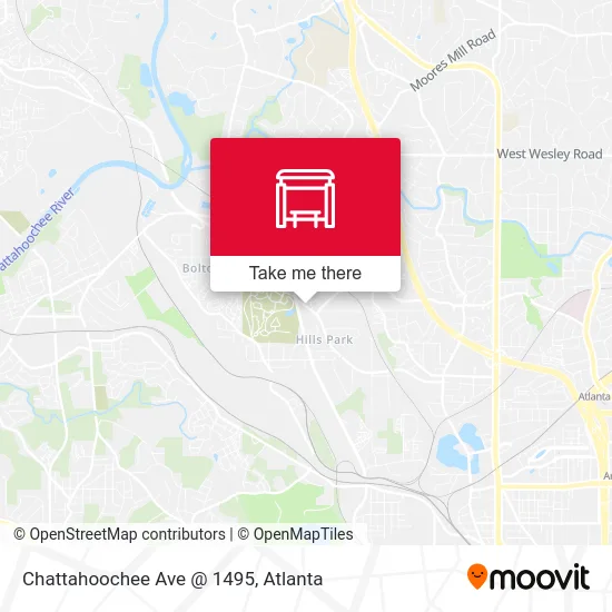 Chattahoochee Ave @ 1495 map